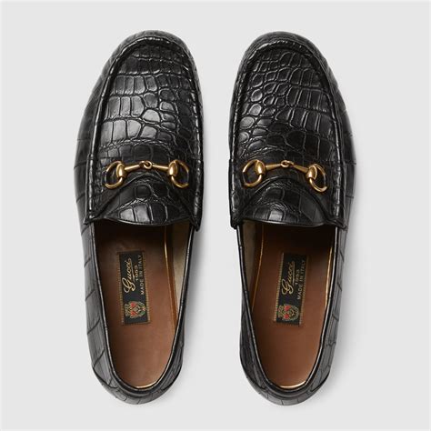 fake gucci moccasins men|men's gucci bit loafer.